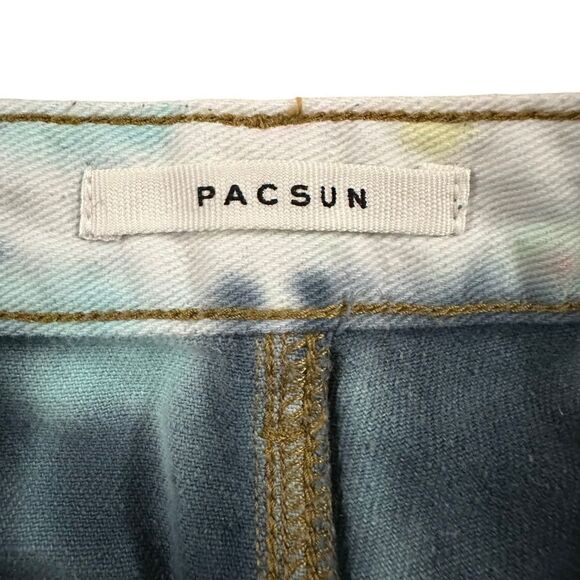 PacSun ~ High Rise Festival Tie Dye Cutoff shorts ~ size 27 - Picture 5 of 12